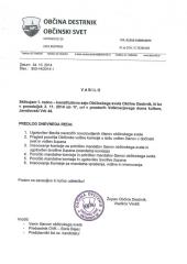 1. redna - konstitutivna seja Občinskega sveta Občine Destrnik